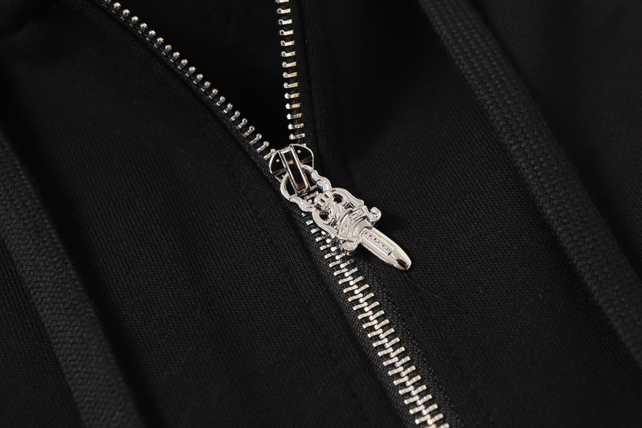 Chrome Hearts Colorful Rhinestone Hoodie - Black Gothic Street Sweatshirt 2608