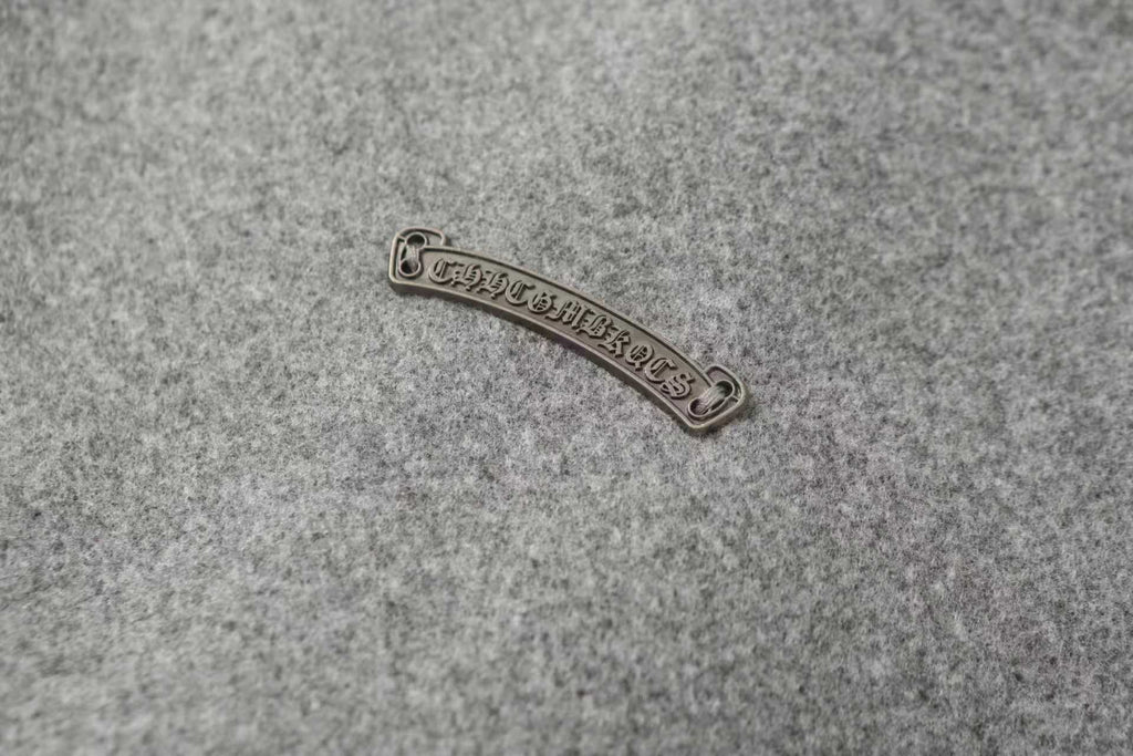 Chrome Hearts Multi Cross Varsity Jacket - Grey Black Street Jacket 2215